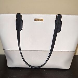 Kate Spade Elegant Black and Cream Tote
